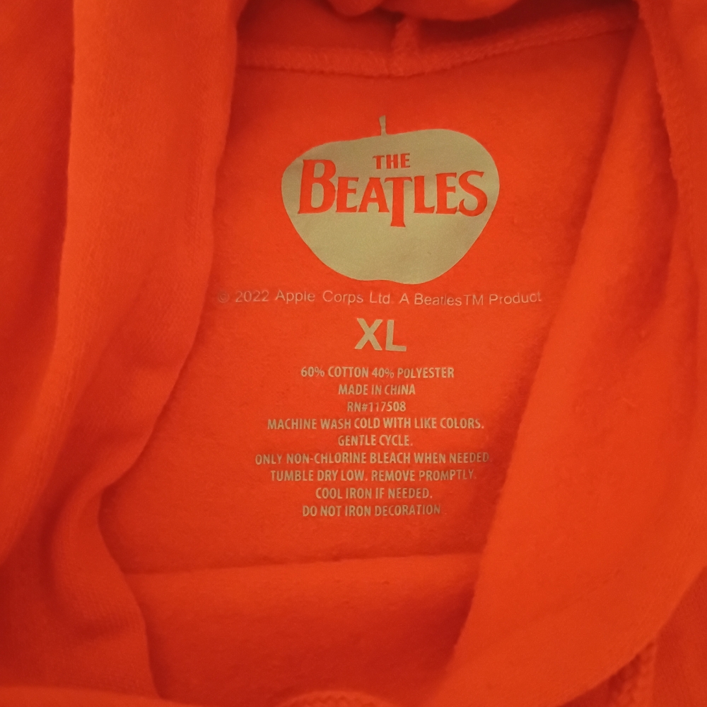 The Beatles Vibrant Red Apparel
